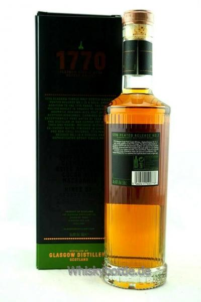 1770 Glasgow Release No. 1 Peated 46%vol. 0,5l